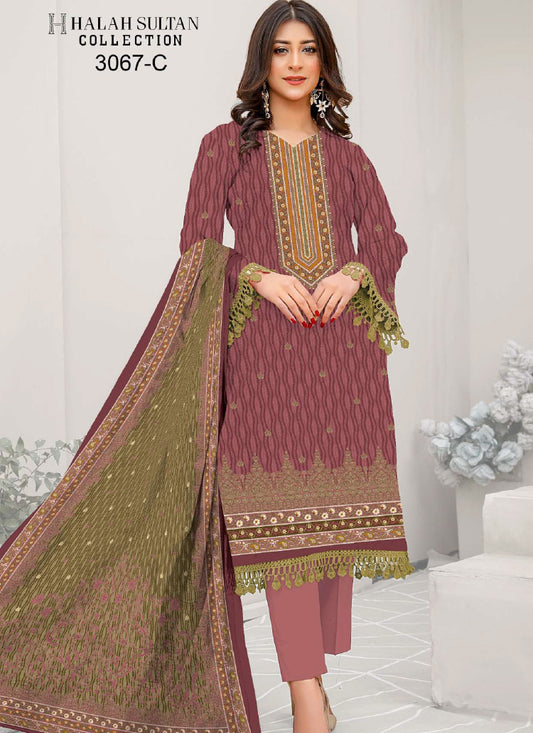 Halah Sultan Lawn Collection 3067c23 vol5