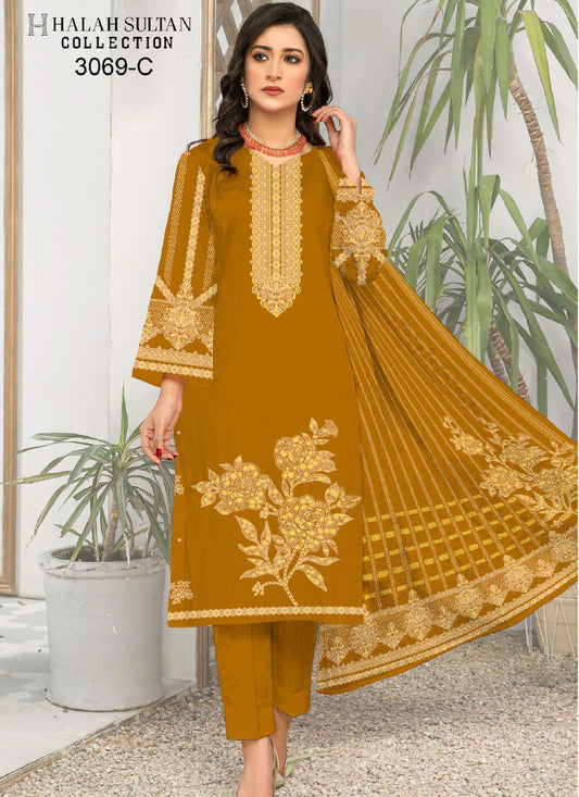 Halah Sultan Lawn Collection 3069c23 vol5
