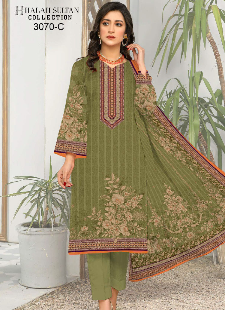 Halah Sultan Lawn Collection 3070c23 vol5
