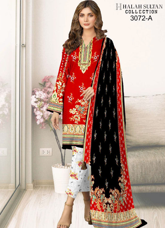 Halah Sultan Lawn Collection 3072a23 vol5