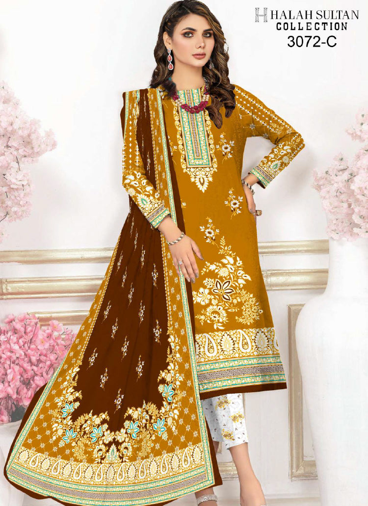 Halah Sultan Lawn Collection 3072c23 vol5