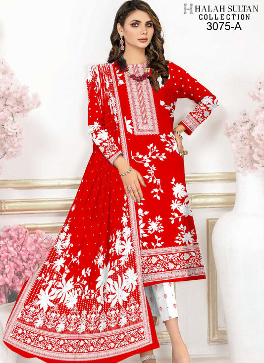 Halah Sultan Lawn Collection 3075a23 vol5