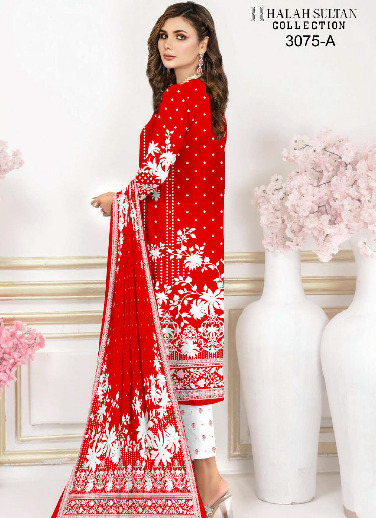 Halah Sultan Lawn Collection 3075a23 vol5
