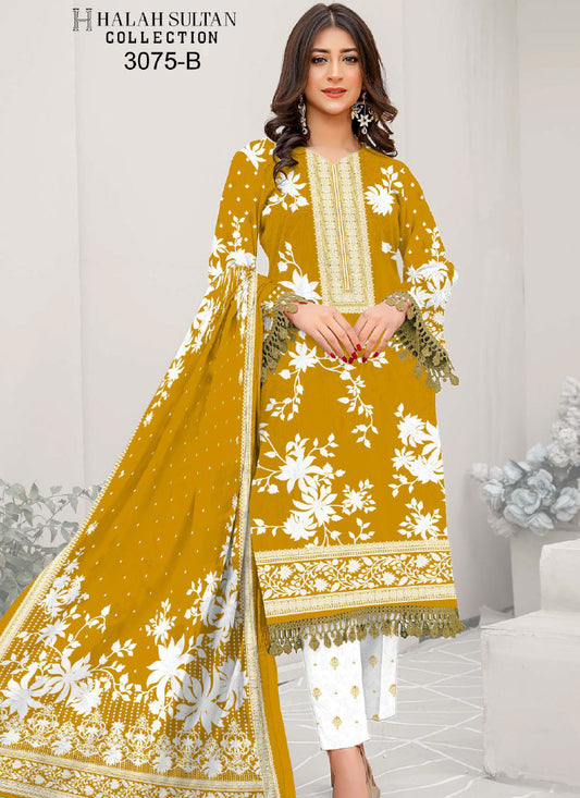 Halah Sultan Lawn Collection 3075b23 vol5