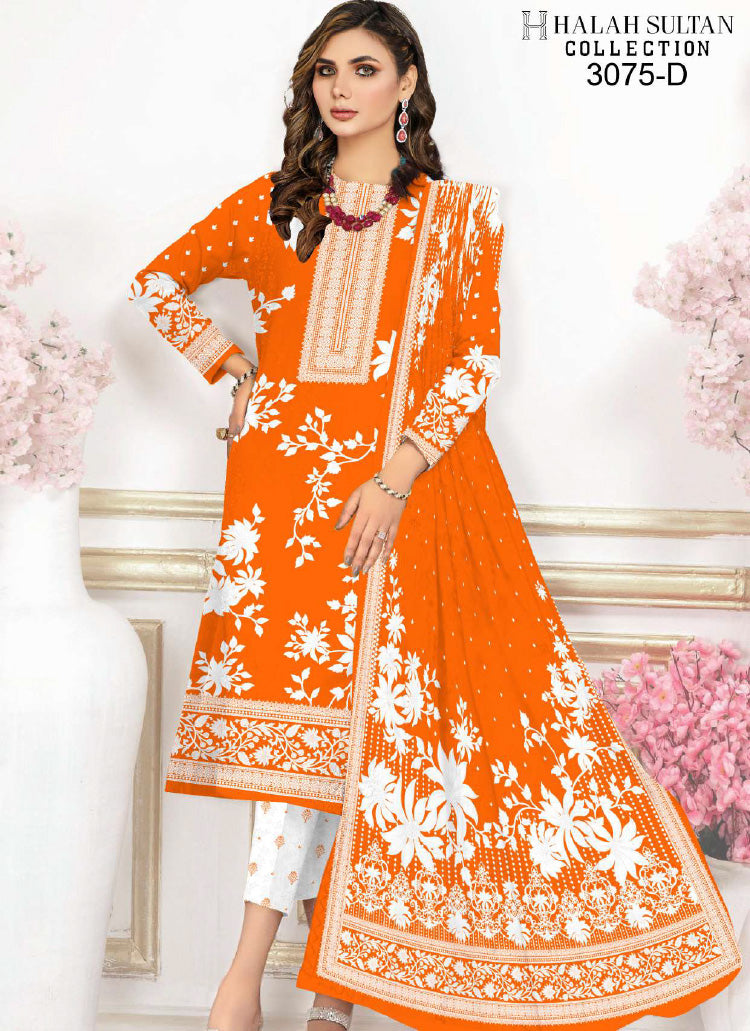 Halah Sultan Lawn Collection 3075d23 vol5