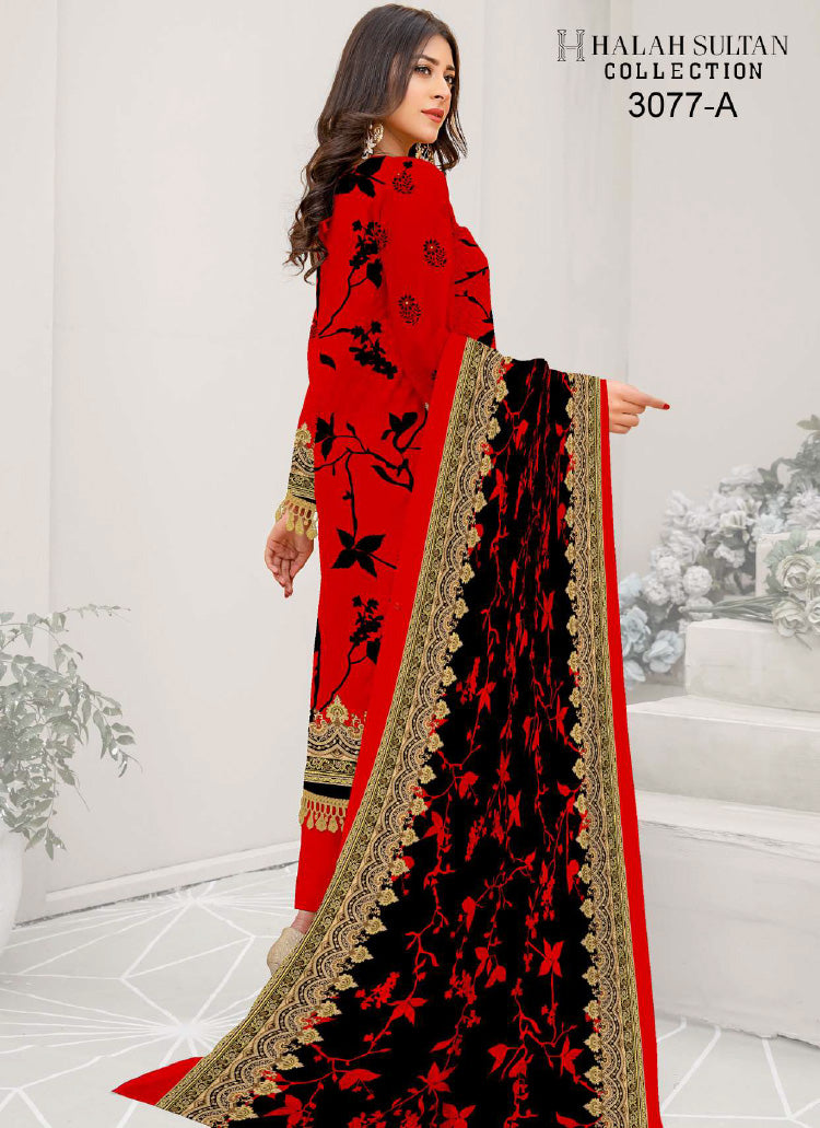 Halah Sultan Lawn Collection 3077a23 vol5