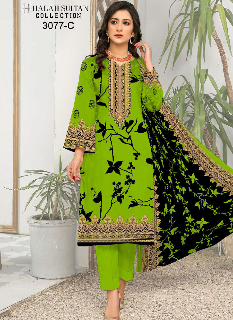 Halah Sultan Lawn Collection 3077c23 vol5