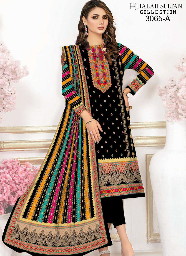 Halah Sultan Lawn Collection 3065a23 vol5