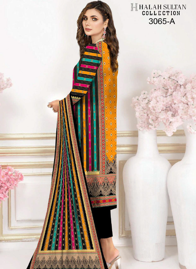 Halah Sultan Lawn Collection 3065a23 vol5