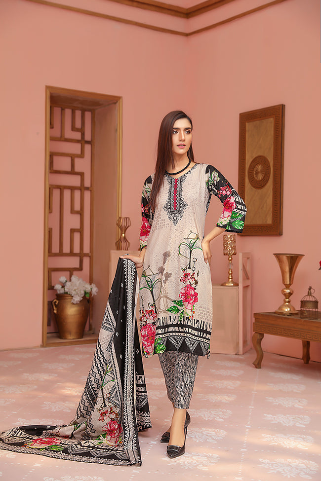 Halah Sultan Summer Collection vol3 3051-a