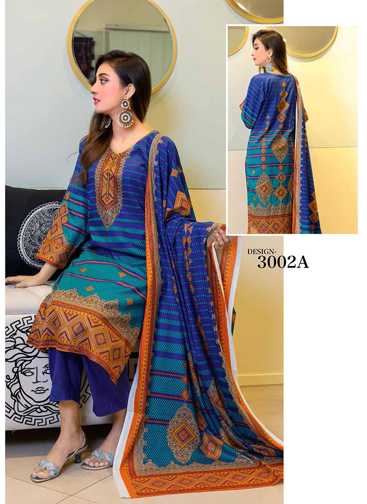 Halah Sultan Classic Lawn vol1 3002-A-2022