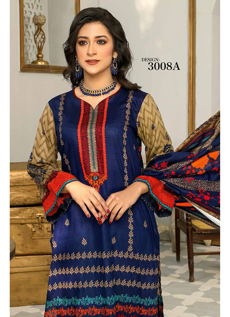 Halah Sultan Classic Lawn vol1 3008-a-2022