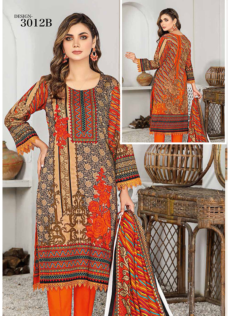 Halah Sultan Classic Lawn vol1 3012-b-2022