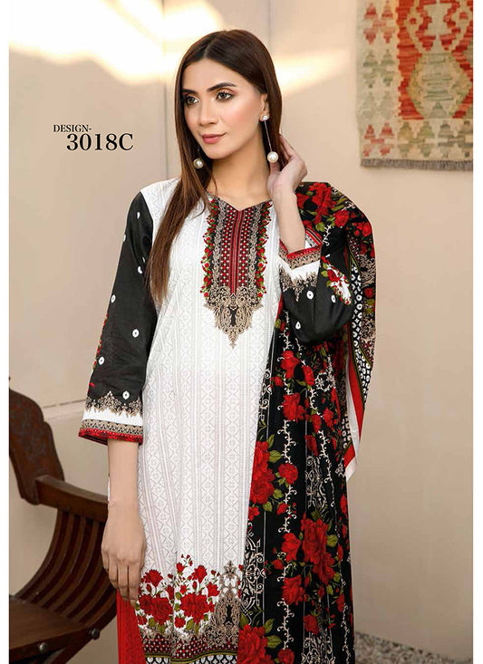 Halah Sultan Classic Lawn vol1 3018-c-2022