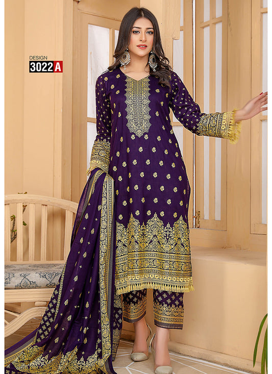 Halah Sultan Classic Lawn vol2 3022-A-2022