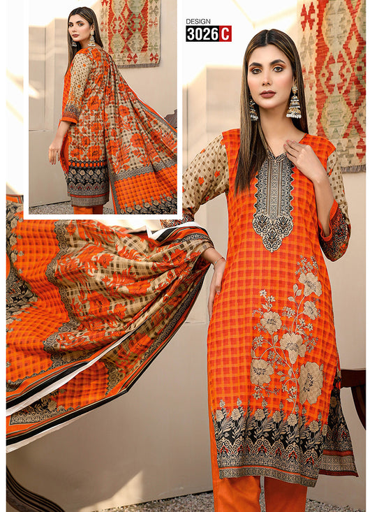 Halah Sultan Classic Lawn vol2 3026-c-2022