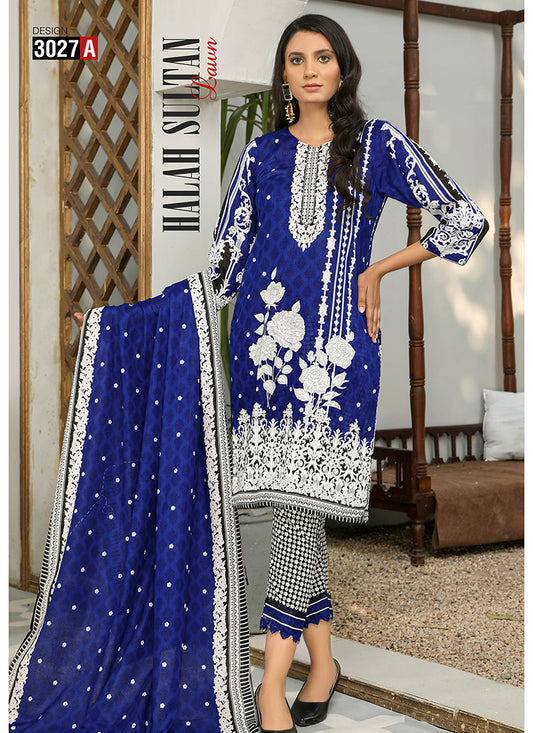 Halah Sultan Classic Lawn vol2 3027-a-2022