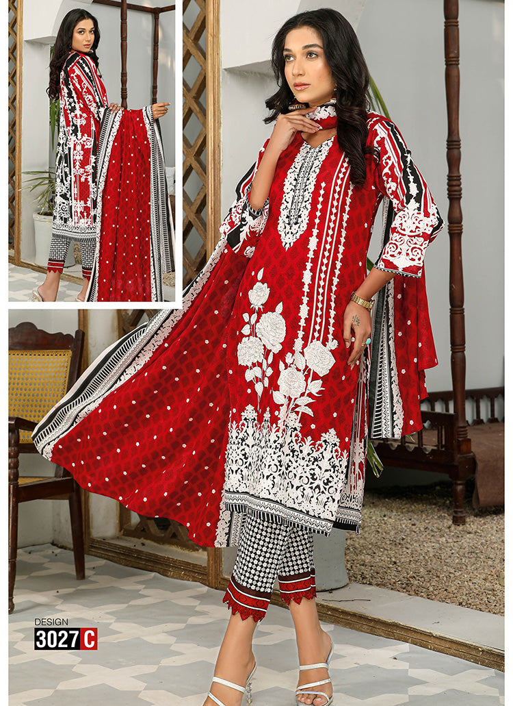 Halah Sultan Classic Lawn vol2 3027-c-2022