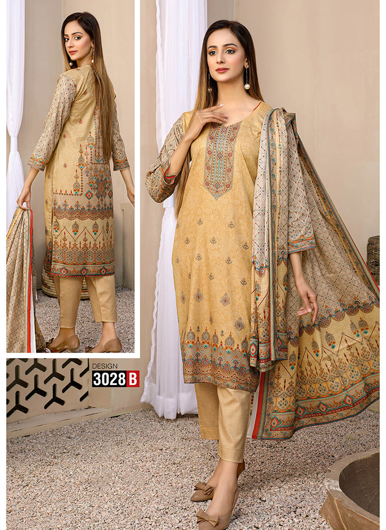 Halah Sultan Classic Lawn vol2 3028-b-2022
