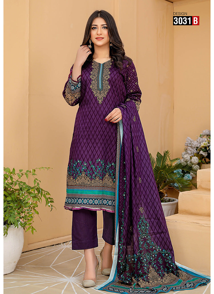 Halah Sultan Classic Lawn vol2 3031-b-2022