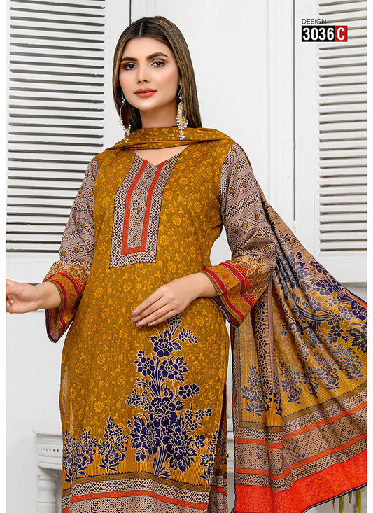 Halah Sultan Classic Lawn vol2 3036-c-2022