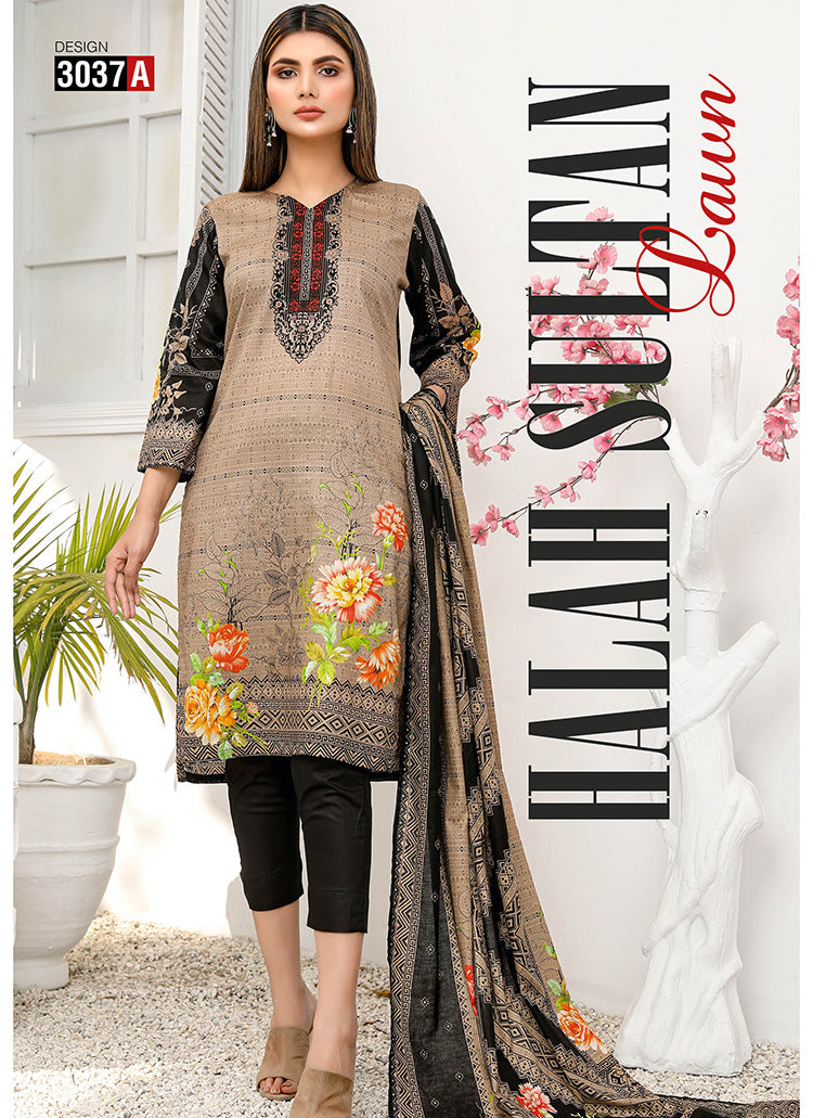 Halah Sultan Classic Lawn vol2 3037-a-2022