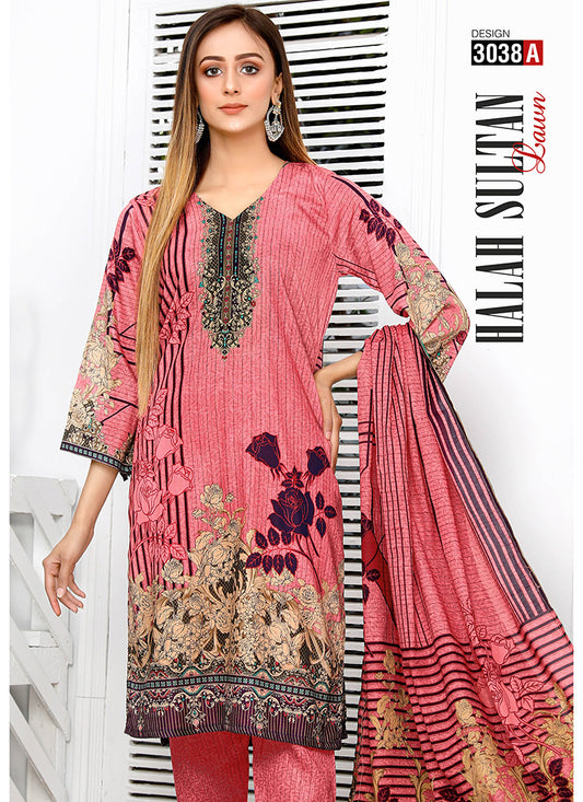 Halah Sultan Classic Lawn vol2 3038-a-2022