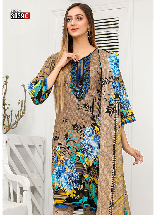 Halah Sultan Classic Lawn vol2 3039-c-2022