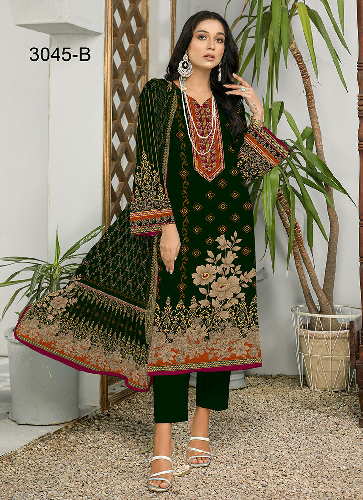 Halah Sultan Classic Lawn vol4 3045-b-2022