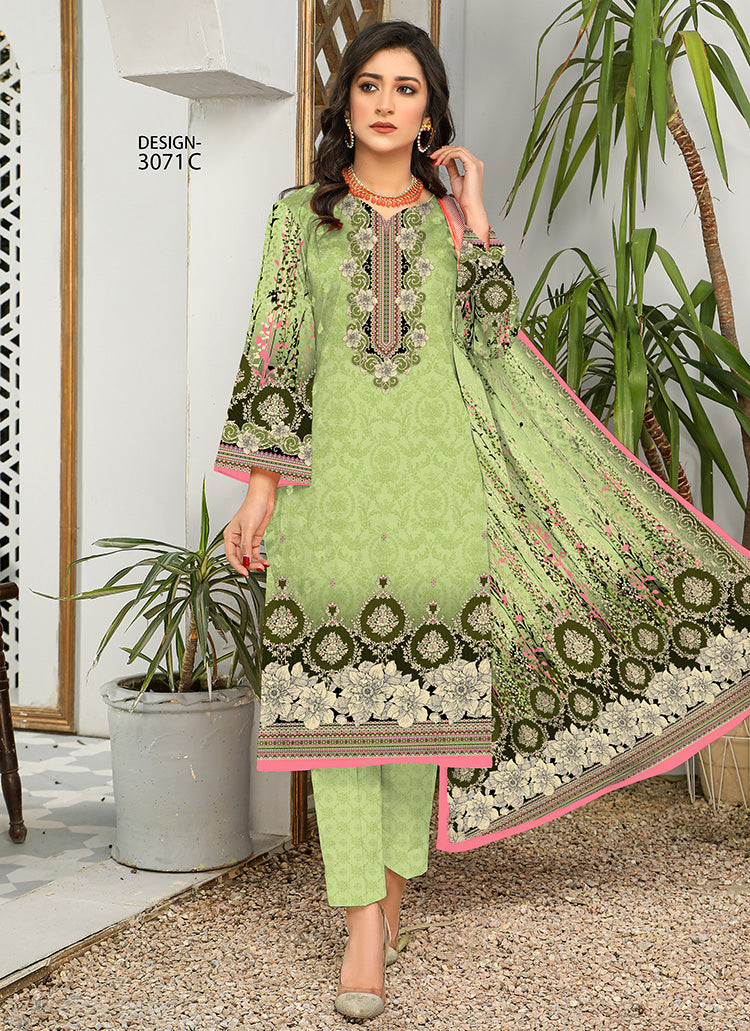 Halah Sultan Classic Lawn vol3 3071-C-2022