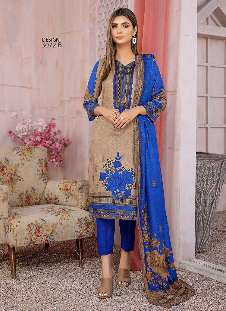 Halah Sultan Classic Lawn vol3 3072-b-2022