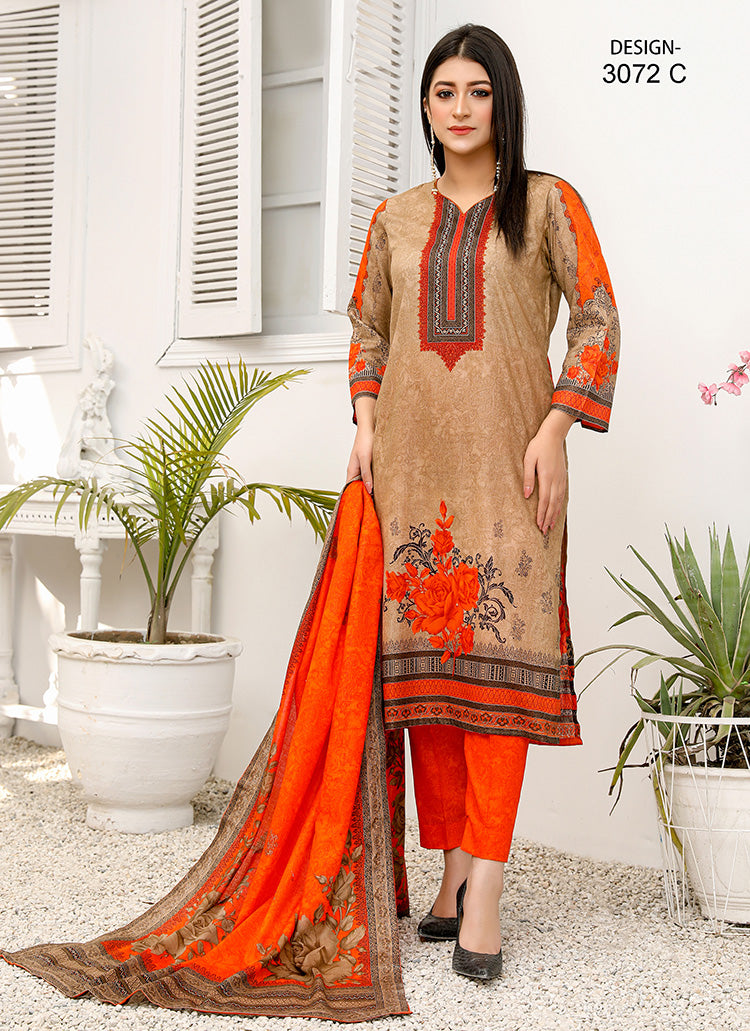 Halah Sultan Classic Lawn vol3 3072-c-2022