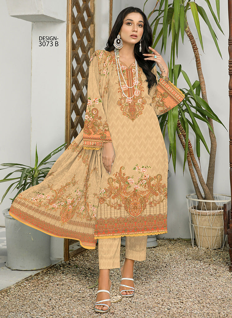 Halah Sultan Classic Lawn vol3 3073-b-2022