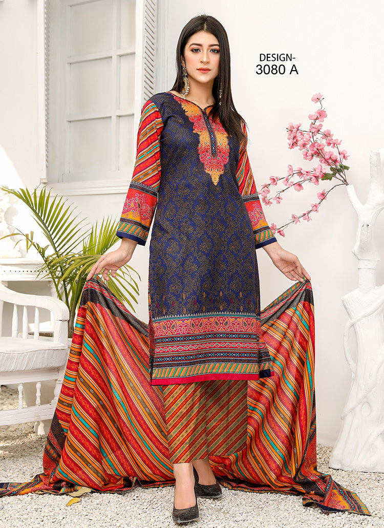 Halah Sultan Classic Lawn vol3 3080-A-2022