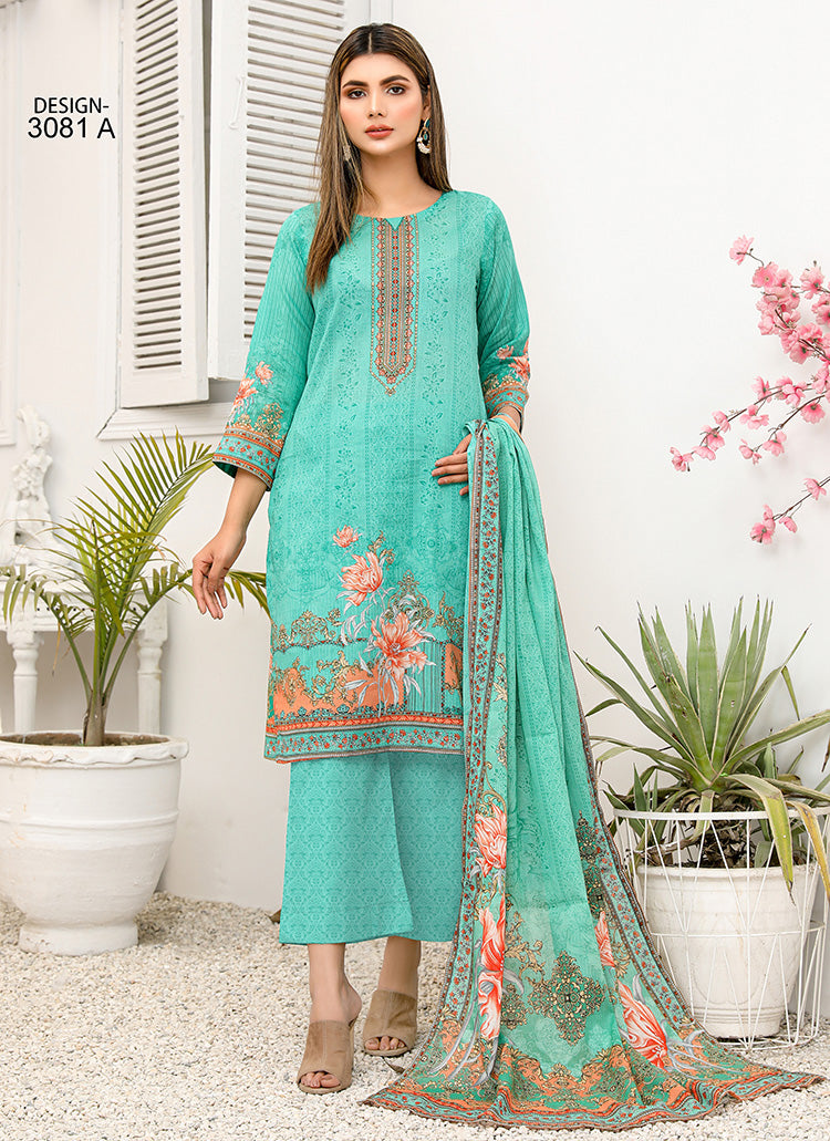 Halah Sultan Classic Lawn vol3 3081-a-2022