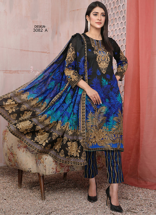 Halah Sultan Classic Lawn vol3 3082-a-2022
