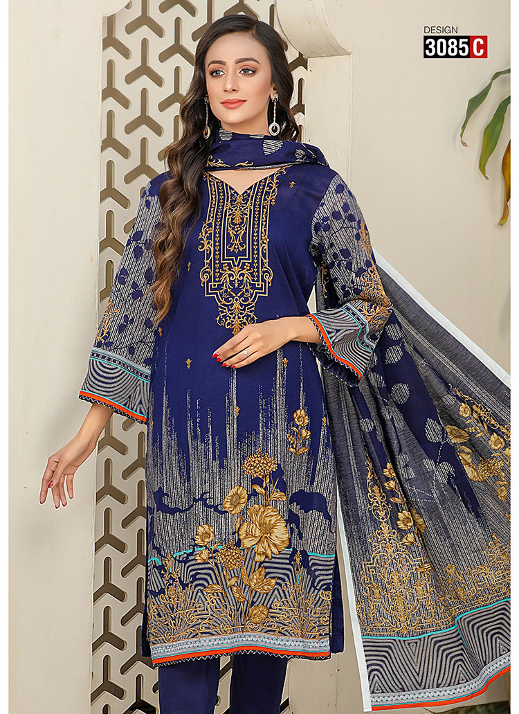 Halah Sultan Classic Lawn vol2 3085-c-2022