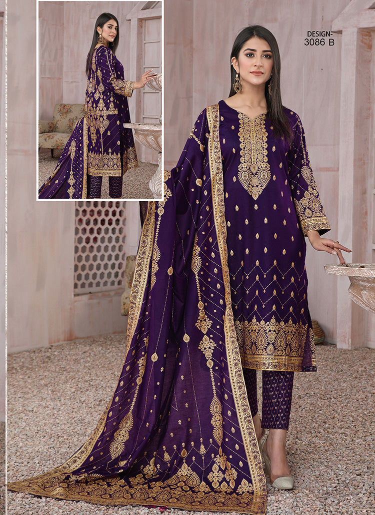 Halah Sultan Classic Lawn vol3 3086-b-2022
