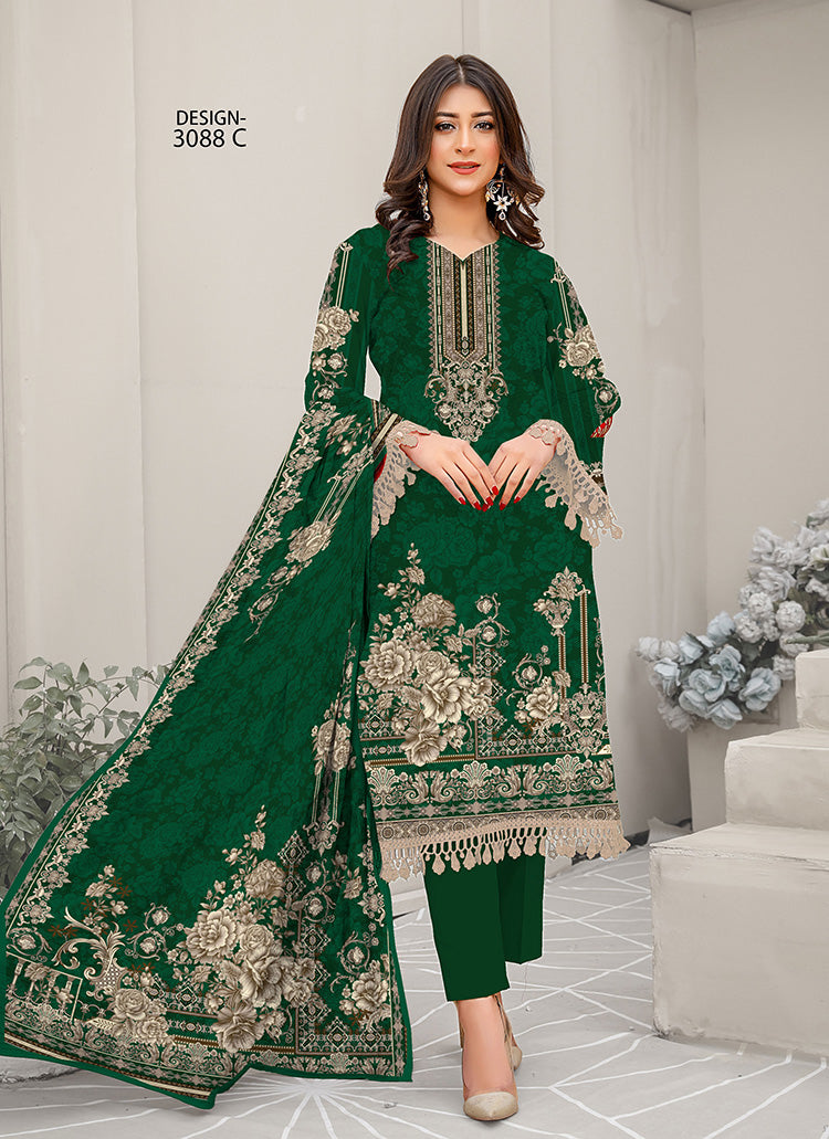 Halah Sultan Classic Lawn vol3 3088-C-2022