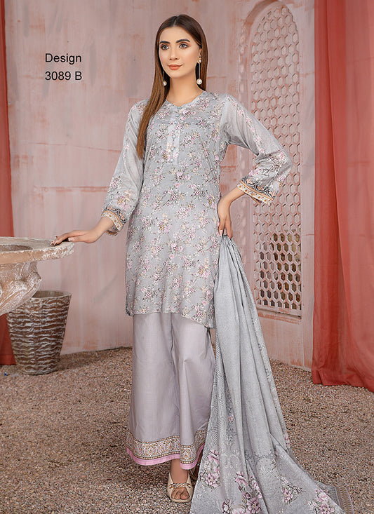 Halah Sultan Classic Lawn vol3 3089-b-2022