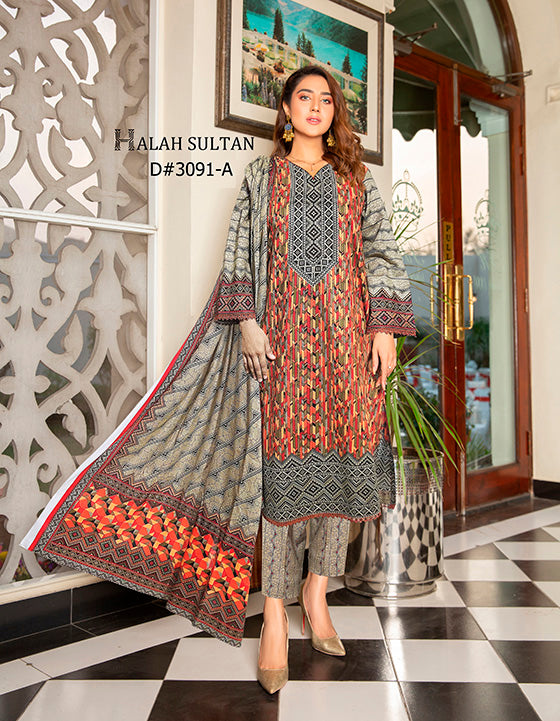 Halah Sultan Summer Collection vol5 3091-A