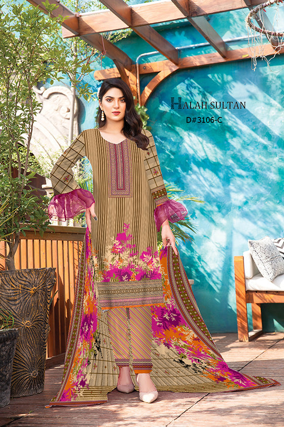 Halah Sultan Summer Collection vol5 3106C