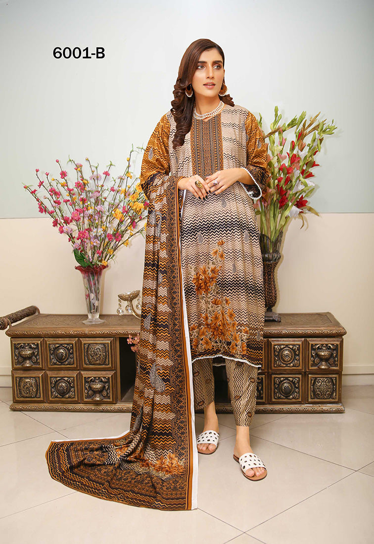 Classic Linen Winter Collection-Vol1-6001-21-B