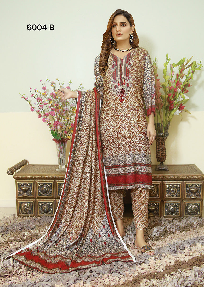 Classic Linen Winter Collection-Vol1-6004-B-21