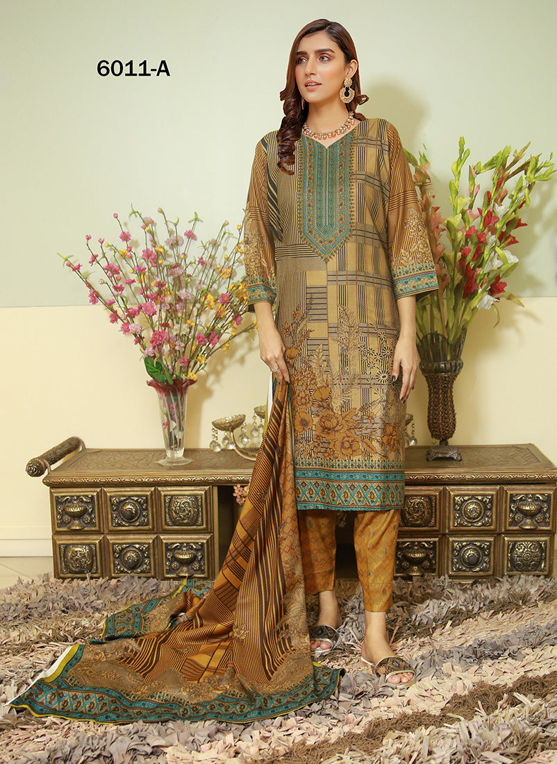 Classic Linen Winter Collection-Vol1-6011-A-21