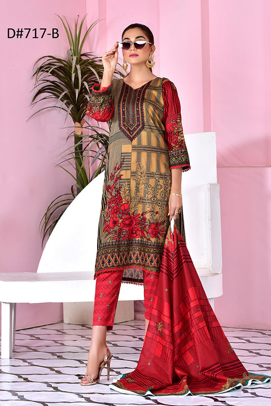 Classic Linen 20*20 Winter Collection-Vol1-717-B-21