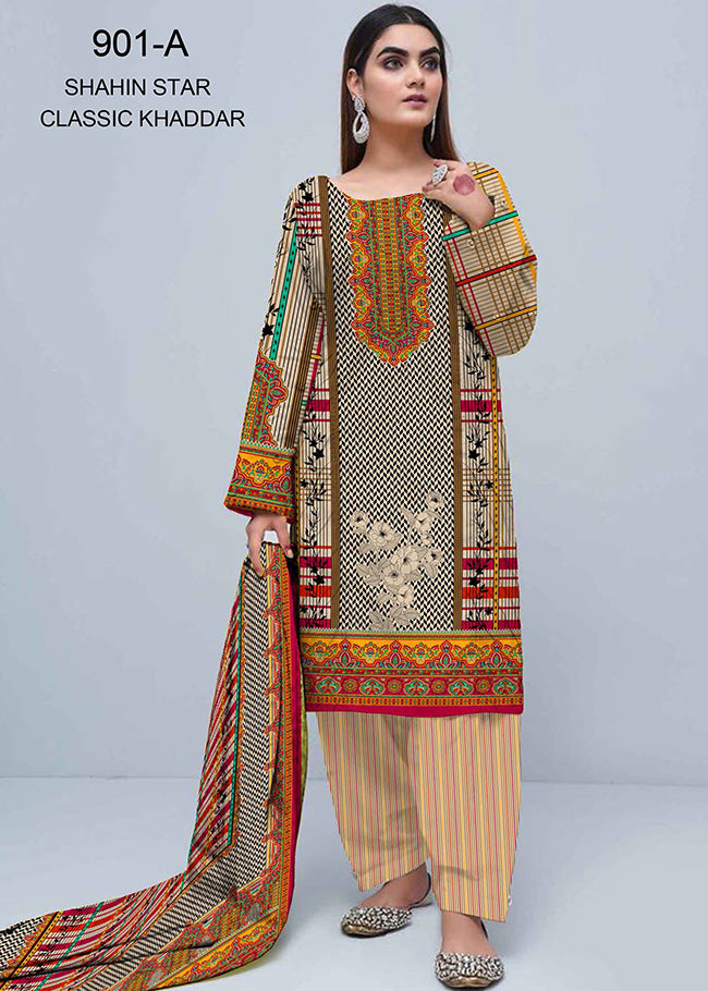 Classic Khaddar Winter Collection-Vol1-901A-21-B
