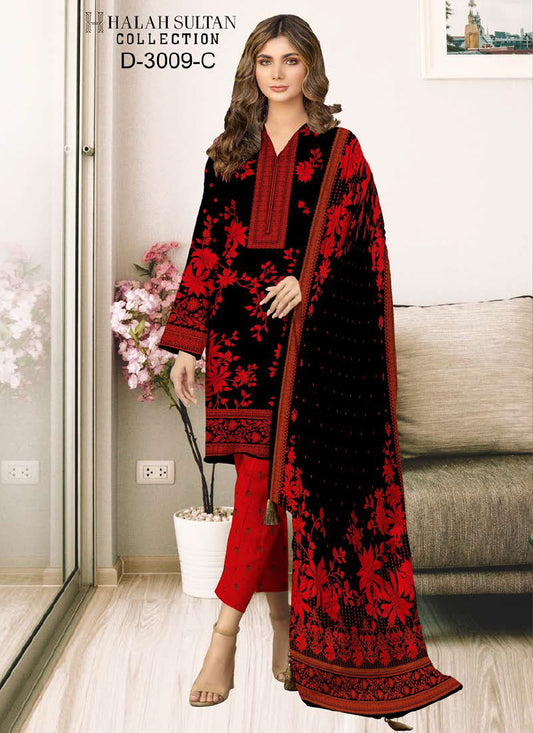 Halah Sultan Lawn Collection  3009c23 vol1