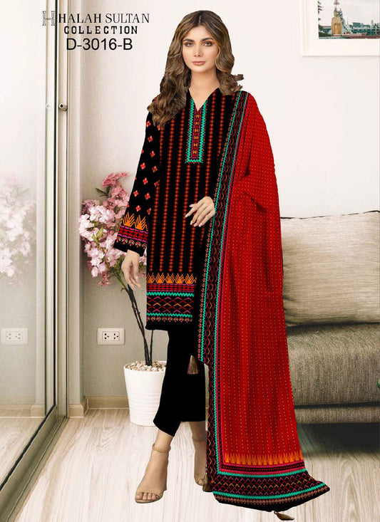 Halah Sultan Lawn Collection  3016b23 vol1