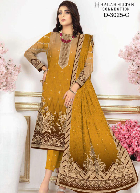 Halah Sultan Lawn Collection 3025c23 vol1